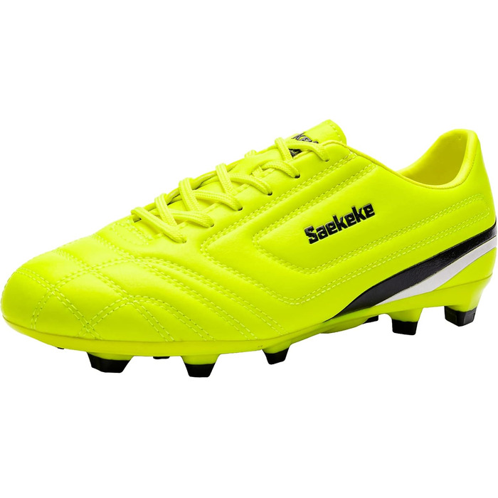Дитячі футбольні бутси FG для хлопчиків та дівчаток, розмір 31 EU, S2116, лимонно-жовтий колір