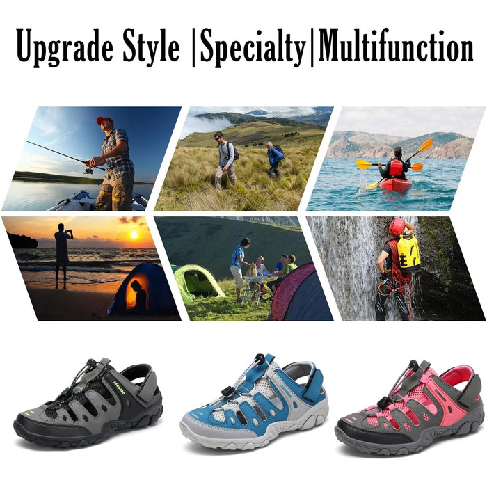 Зручні літні сандалії для чоловіків та жінок Saguaro для активного відпочинку, туризму та трекінгу (42 EU, Рожевий)