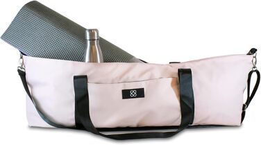 Сумка для йоги Doja Barcelona XXL Рожева - міцна та простора для килимка та аксесуарів. З ручками, плечовим ременем та кишенями. Ідеальна для йоги та повсякденного використання.