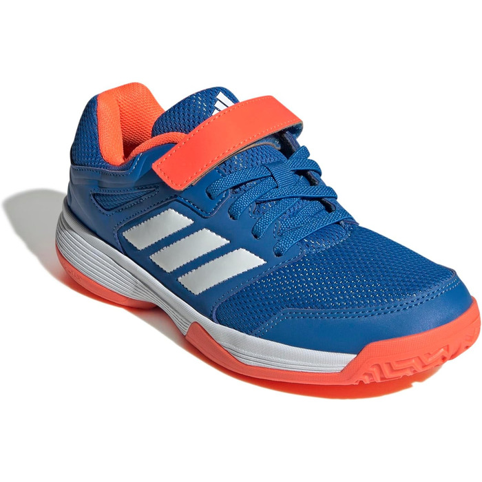 Дитячі кросівки Adidas Speedcourt Indoor для залу - унісекс (31 EU, Bright Royal Cloud White Team Solar Orange)