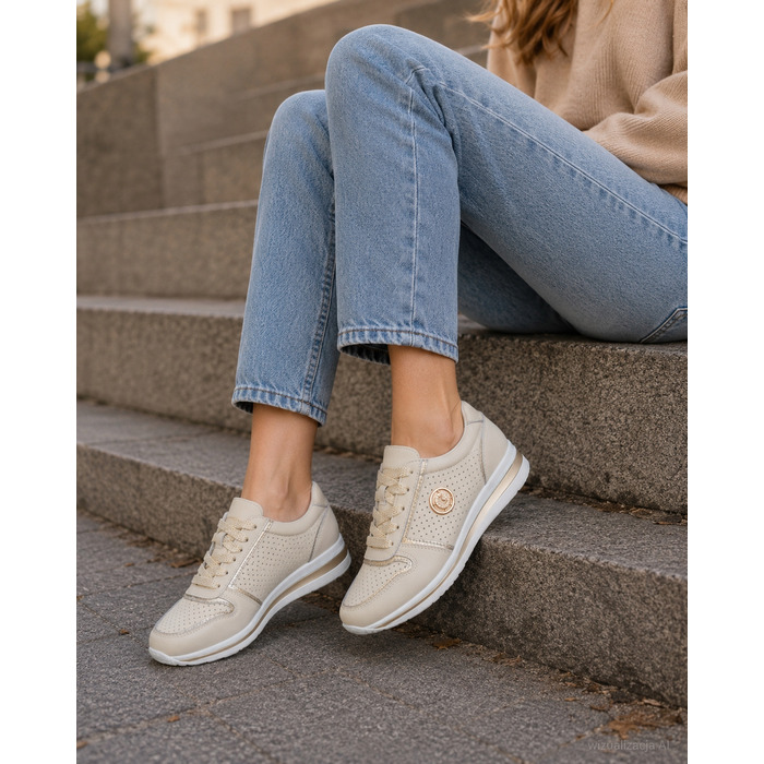 Жіноче спортивне взуття Goodin GD-XF-65-BEIGE, бежеве, розмір 39