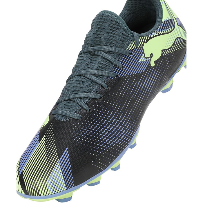 Кросівки футбольні PUMA Future 7 Play FG/AG (39 EU, сірий, фіолетовий, білий)