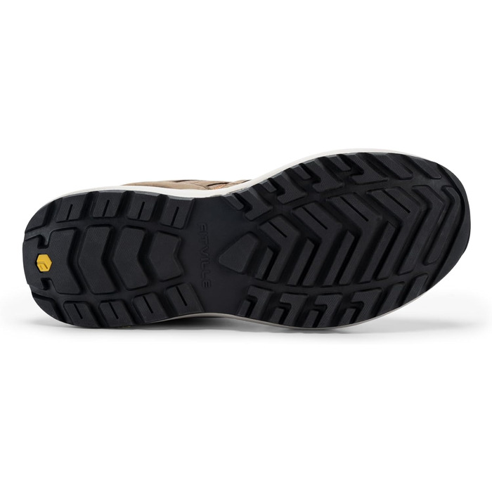 Черевики для хайкінгу FitVille для чоловіків, широкі, легкі, дихаючі. Трекінгові черевики, Outdoor, антиковзаючі, з підтримкою щиколотки, амортизація. Чоловічі кросівки з підтримкою склепіння стопи, 41 EU, коричневі.