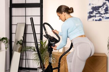 Крос-степпер Hop-Sport HS-400B Icon для дому, 2-в-1: орбітрек і степпер з тренувальним комп'ютером, інноваційний тренажер