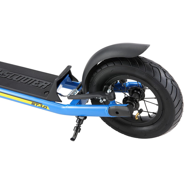Дитячий самокат STAR SCOOTER з надувними колесами 10 дюймів, для міста, від 5 років, регульована висота, нове покоління