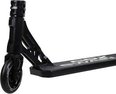 Трюковий самокат Cox Swain V-120 Pro, алюмінієвий, 110 мм колеса, ABEC-9, чорний