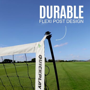 Футбольні ворота QUICKPLAY Kickster Pro 5x3' з базовою вагою для професійного тренування на газоні, штучному покритті чи траві, одиночне