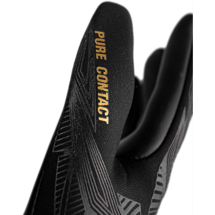 Воротарські рукавички Reusch Pure Contact Infinity TW Night Spark 2024 чорно-золоті (Unisex)