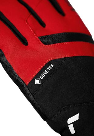 Гірськолижні рукавички Reusch Gore-TEX унісекс, водонепроникні Softshell (чорно-червоні, розмір 7.5)