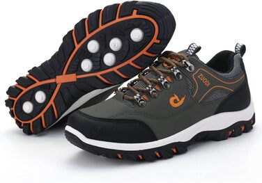 Чоловічі трекінгові черевики для хайкінгу та трейлраннінгу, водонепроникні, легкі, зручні, антиколізійні, 43 EU, зелені