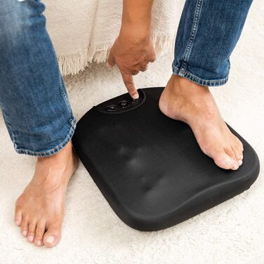 Електричний масажер для ніг Belena Active Pro з інфрачервоним нагрівом та 6 ротаційними насадками - Shiatsu масаж для розслаблення ніг