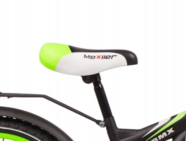 Дитячий велосипед Mexller BMX 20 дюймів, синій, з додатковими колесами