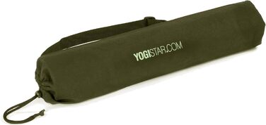 Сумка для йоги Yogistar Yogibag Basic, бавовна, 65 см, оливкова