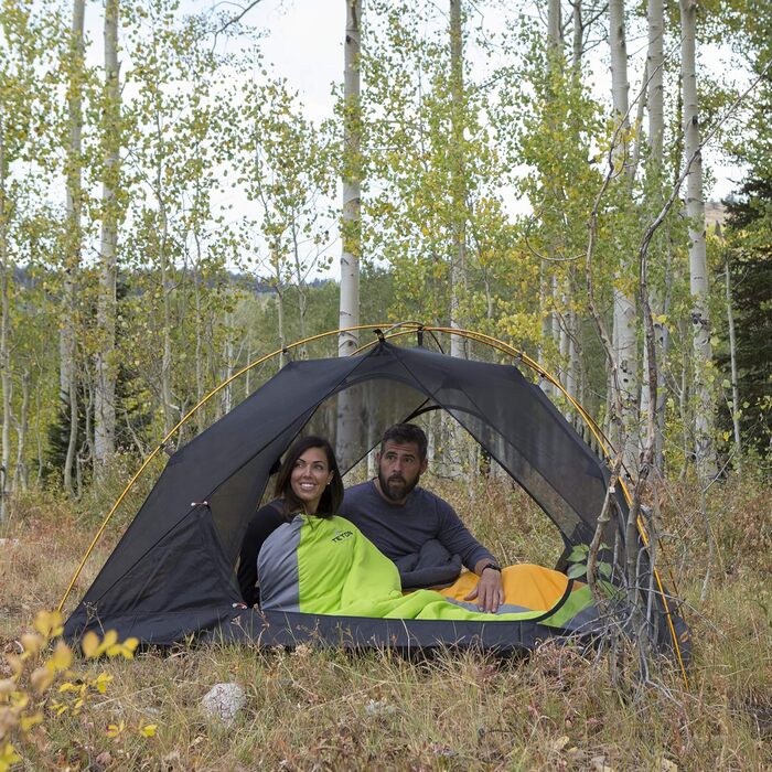 Спальний мішок TETON Trailhead -7°C / +20°F Ultraleicht, помаранчево-сірий, короткий