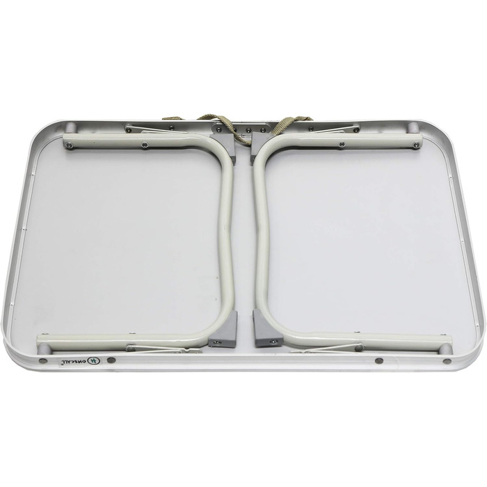 Складаний столик для кемпінгу Homecall зі сталі та MDF-плити, 56 x 34 x 24 см