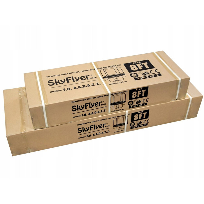 Батут із сіткою SkyFlyer 244 см FT 8 (244-252 см)