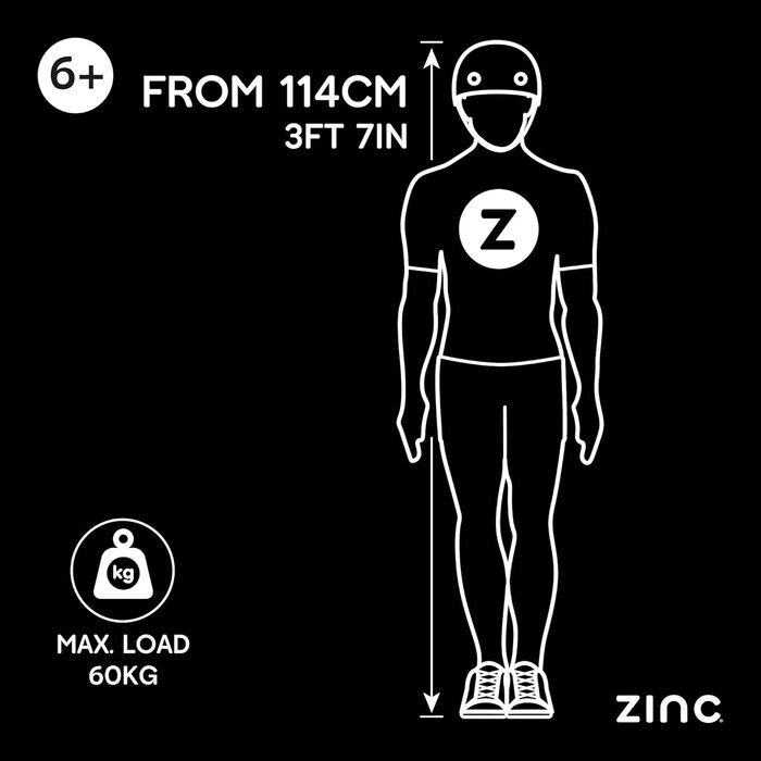 Дитячий роликовий викручувач Thunderglow: легкий, з професійним кермом, ABEC-підшипниками та колесами 100 мм, світиться в темряві