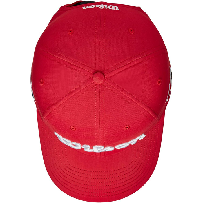 Чоловіча кепка для гольфу Wilson PRO TOUR, поліестер, універсальний розмір, червона