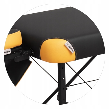 Складаний масажний стіл з алюмінію MOV, чорний
