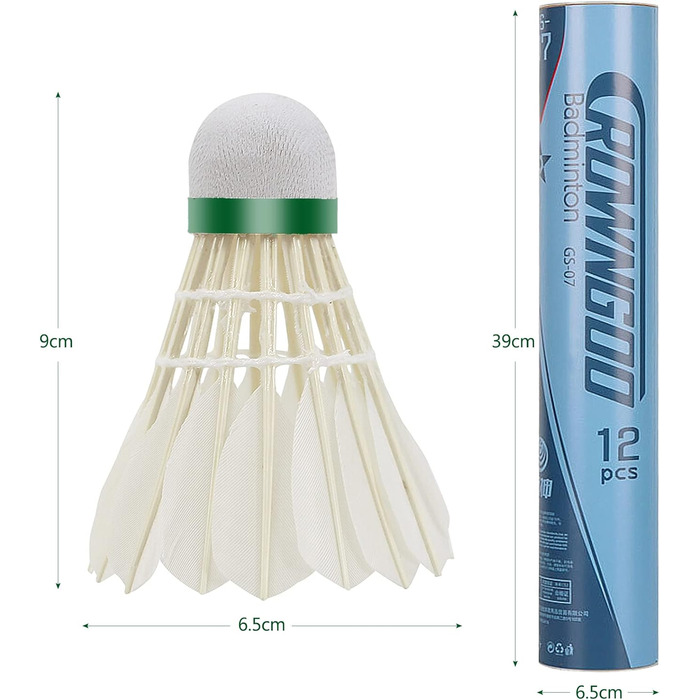 Волани для бадмінтону Yonex (12 шт) - професійні, для тренувань та вулиці, висока стабільність