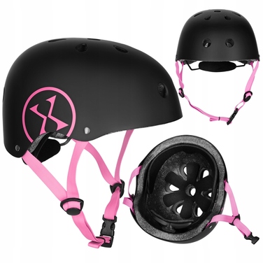 Дитячий велосипедний шолом з регулюванням та комплект захисту для скейтбордингу, розмір XS