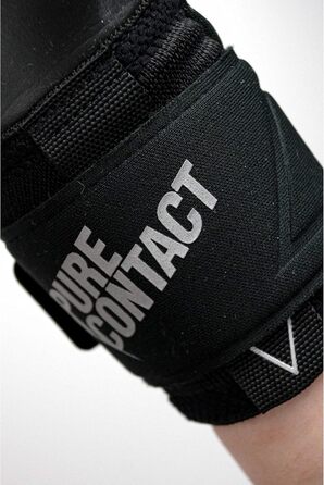 Воротарські рукавички Reusch Pure Contact Infinity для дорослих, чорні, розмір 10.5, з відмінним зчепленням та внутрішнім швом