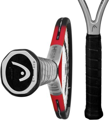 Тенісна ракетка HEAD Ti S2, чорна-червона, натягнута, 245 г, розмір L3, нова
