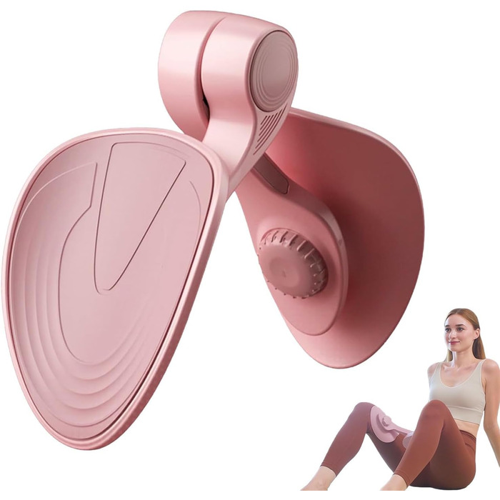 Тренування тазового дна та внутрішньої поверхні стегна: тренажер для дому, рожевий