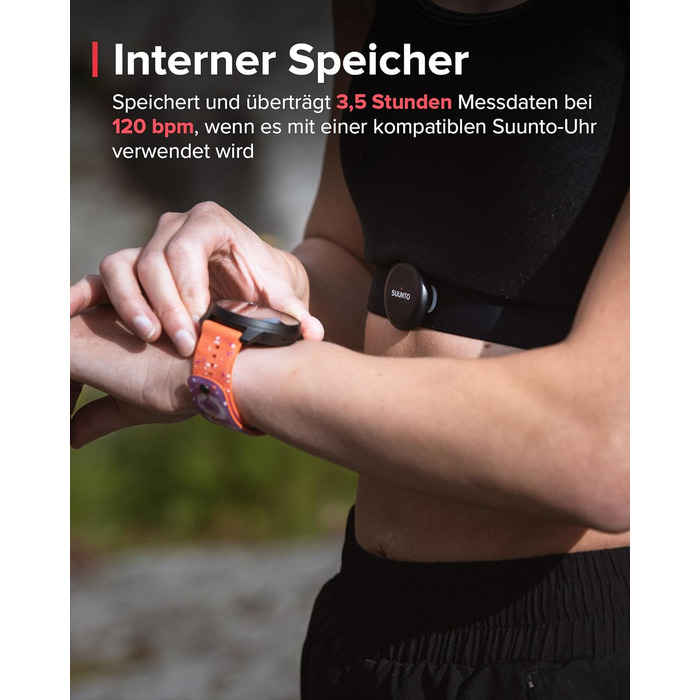 Suunto Smart Heart Rate Belt - Бездротовий пульсометр для спорту з тривалим часом роботи