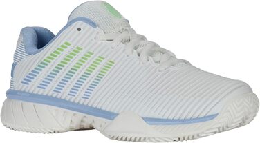 Жіночі тенісні кросівки K-Swiss Hypercourt Express 2 Hb, 39.5 EU, білий, сірий, зелений