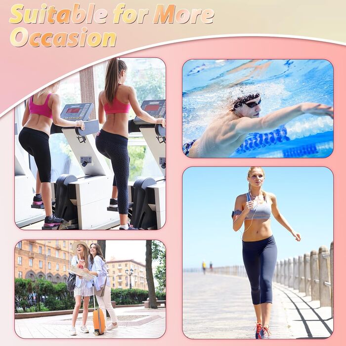 Спортивна сумка Romon для подорожей та тренувань з відділенням для взуття та мокрих речей (39 x 23 x 22 см, Рожева)