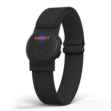 Пульсометр Moofit HW401 з нагрудним датчиком, Bluetooth/ANT+, водонепроникний IP67, сумісний з Wahoo, Strava