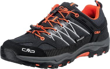CMP Rigel Low Trekking Wp Черевики для трекінгу, Antracite-Flash Orange, 36 EU, 3Q54554