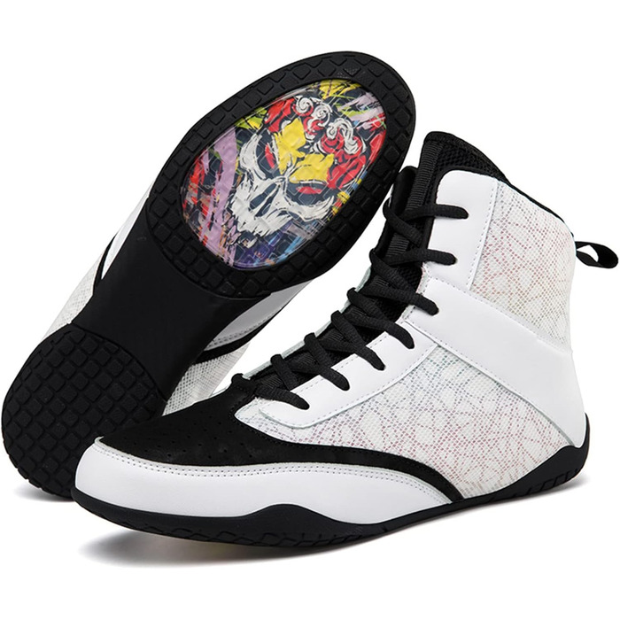 Жіночі боксерські кросівки для фітнесу та тренувань. Антиковзаючі, дихаючі, білі. 37 EU