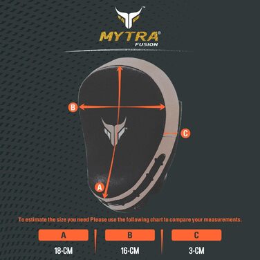 Mytra Fusion лапи для боксу вигнуті, натуральна шкіра, міні, для MMA, муай-тай, карате, кікбоксингу, тренувальні