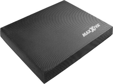 Балансувальний килимок MAXXIVA 50x40x6 см, чорний – для фітнесу, йоги, пілатесу, фізіотерапії