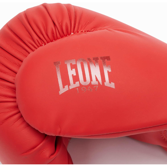 Боксерські рукавички Leone 1947 Red 10 oz унісекс - професійні для тренувань та спарингів
