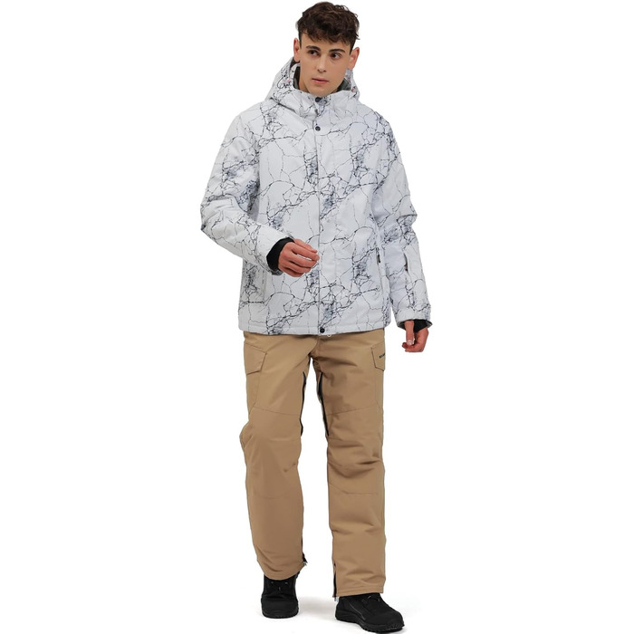 Спортивний костюм YEEFINE для чоловіків: куртка та штани, розмір L, колір хакі