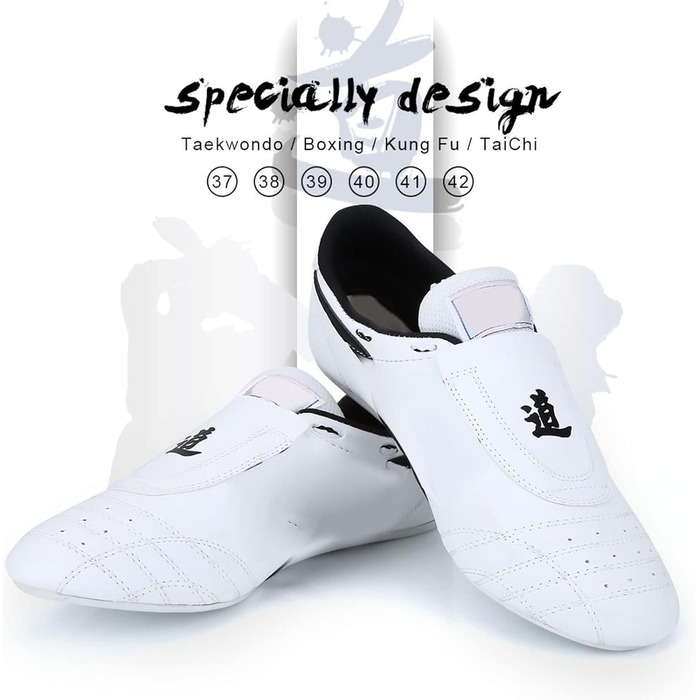 Взуття для тхеквондо, боксу, кунг-фу, тай-чі: чоловіче та дитяче. Розмір 43 EU