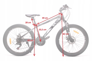 Велосипед Rower XC 240, рама 13 дюймів, чорний