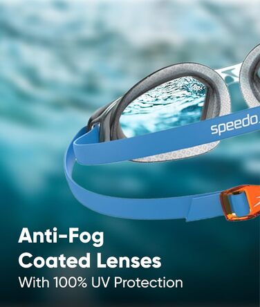 Окуляри для плавання Speedo Hydropulse Junior (6-14 років) Poolblue/Chilliblue