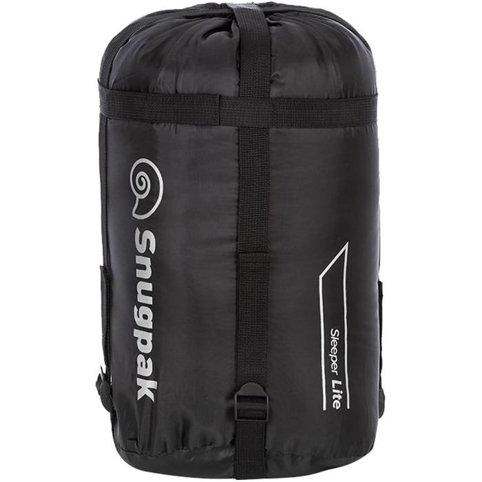Спальний мішок Snugpak Sleeper Lite WGTE - чорний, ліва блискавка, для кемпінгу та холодної погоди