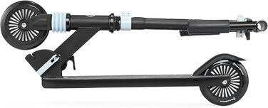 Дитячий самокат HyperMotion Wally, складаний, для дітей 4-9 років, двоколісний, амортизатор, регульований кермо, гумові колеса 125 мм