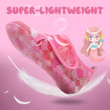 Дитячі шльопанці WateLves для плавання та відпочинку на пляжі - рожеві, 32/33 EU