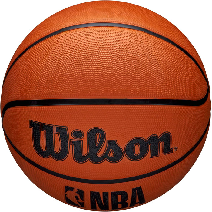 Баскетбольний м'яч Wilson NBA DRV Serie для гри в приміщенні та на вулиці, коричневий, розмір 7