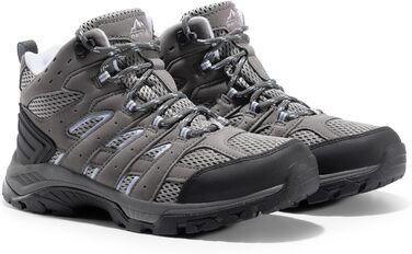 Черевики для піших прогулянок NORTIV 8 жіночі, 39 EU, темно-сірий замш