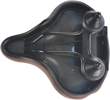 Сідло для велосипеда UPANBIKE Superweich: комфортне шкіряне сідло з амортизацією та розширеним шаром піни, коричневе