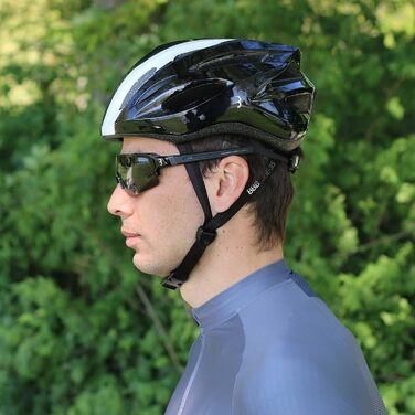 Велосипедний шолом BBB Condor для дорослих, знімний козирок, сітка від комах, MTB і шосе, чорний/білий, розмір M (54-58 см)