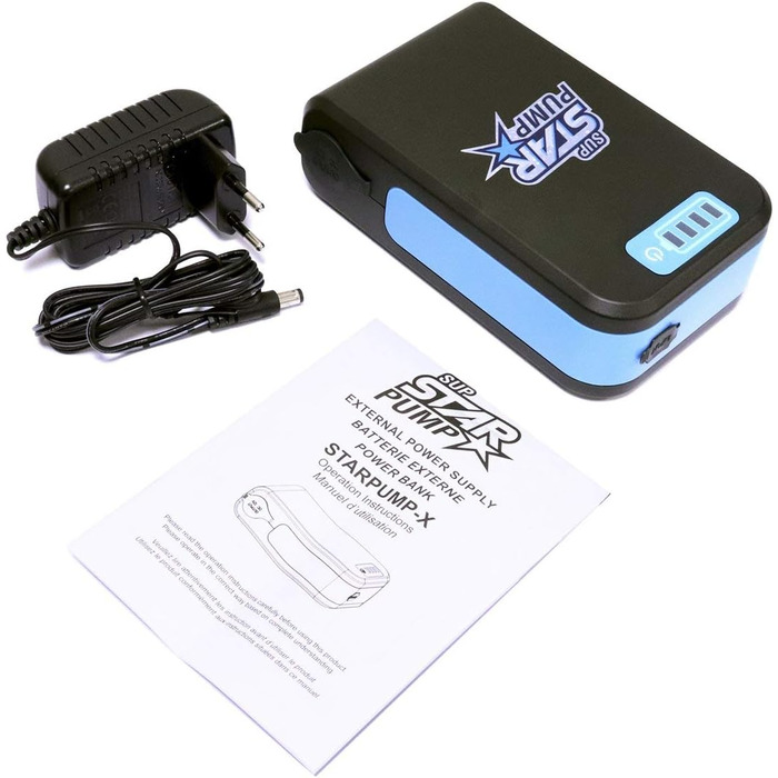 Електрична SUP-насос SkinStar з 5 адаптерами для SUP-дошки, човна, матрацу | 12V DC, 20 PSI