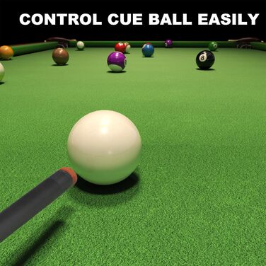 Більярдний кий HomeSeason Billardqueue з скловолокна, 147,3 см, професійний з низьким відбиттям та сумкою